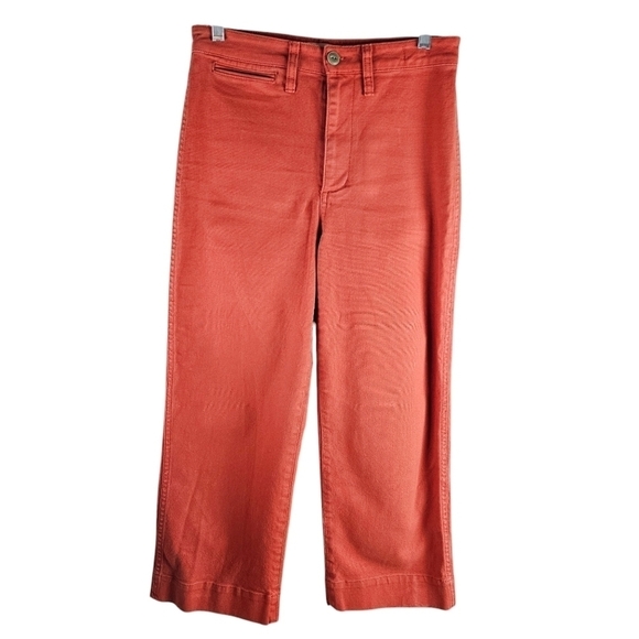 Madewell Emmett Wide Leg Cropped Pants in 26 - Picture 2 of 8